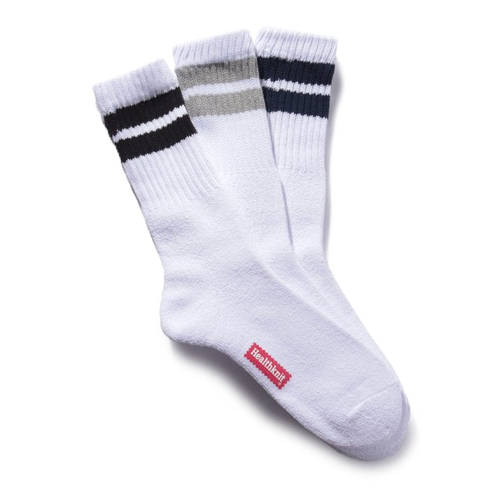 Healthknit クルーソックス 3Pセット【ゆうパケット配送】