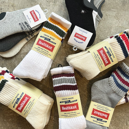 Healthknit クルーソックス ３Pセット【ゆうパケット配送】