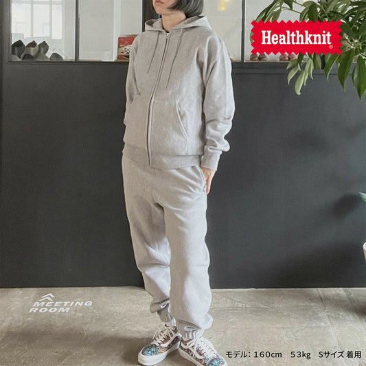 Healthknit クラシックウェイトスウェット ジップアップフーディ