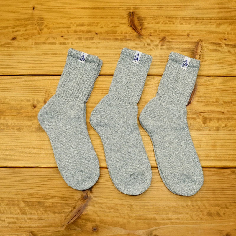 Miller Crew length socks 3足セット【ゆうパケット配送】